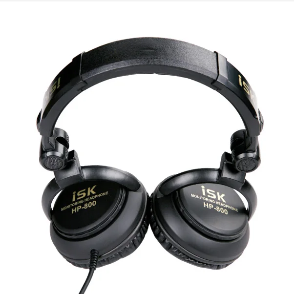 Оригинальные наушники ISK HP 800 Auriculares для студийного мониторинга Накладные Hifi с