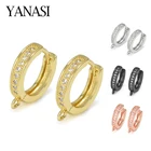 швензы Женские круглые серьги-кольца, золотистыеСеребристые серьги с застежкой-крючком, 15 мм, для рукоделия, 2020