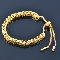 kioozol fashion cuba stainless steel hollow bracelet hip hop adjustable bracelet vintage jewelry accessories 135 ko2