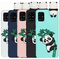 for samsung a10 a20 a30 a40 a50 a60 a70 a01 a11 a21 a31 a41 a51 a71 5g 3d cute cartoon panda soft phone case back cover shell