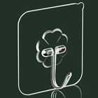 20105 шт. в партии, 6x6 см Прозрачный Прочный самоклеющиеся вешалка на дверь, стену крючки всасывания тяжелой нагрузки стеллаж для выставки товаров Кубка присоски для Кухня Ванная комната