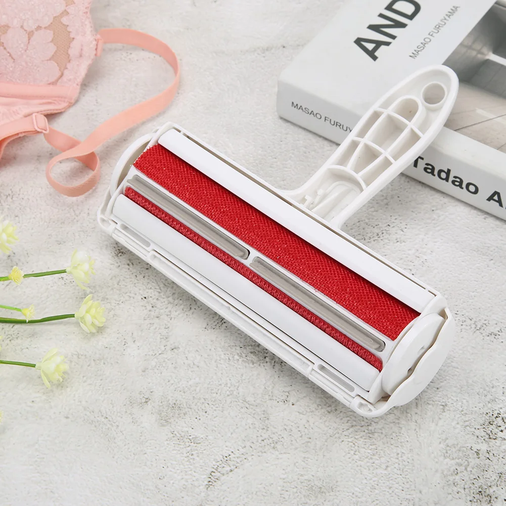 

2-way Pet Dog Cat Hair Remover Lint Removal Brush Clothes Sticking Roller Durable Convenient easy to Clean for the Sofa Carpet