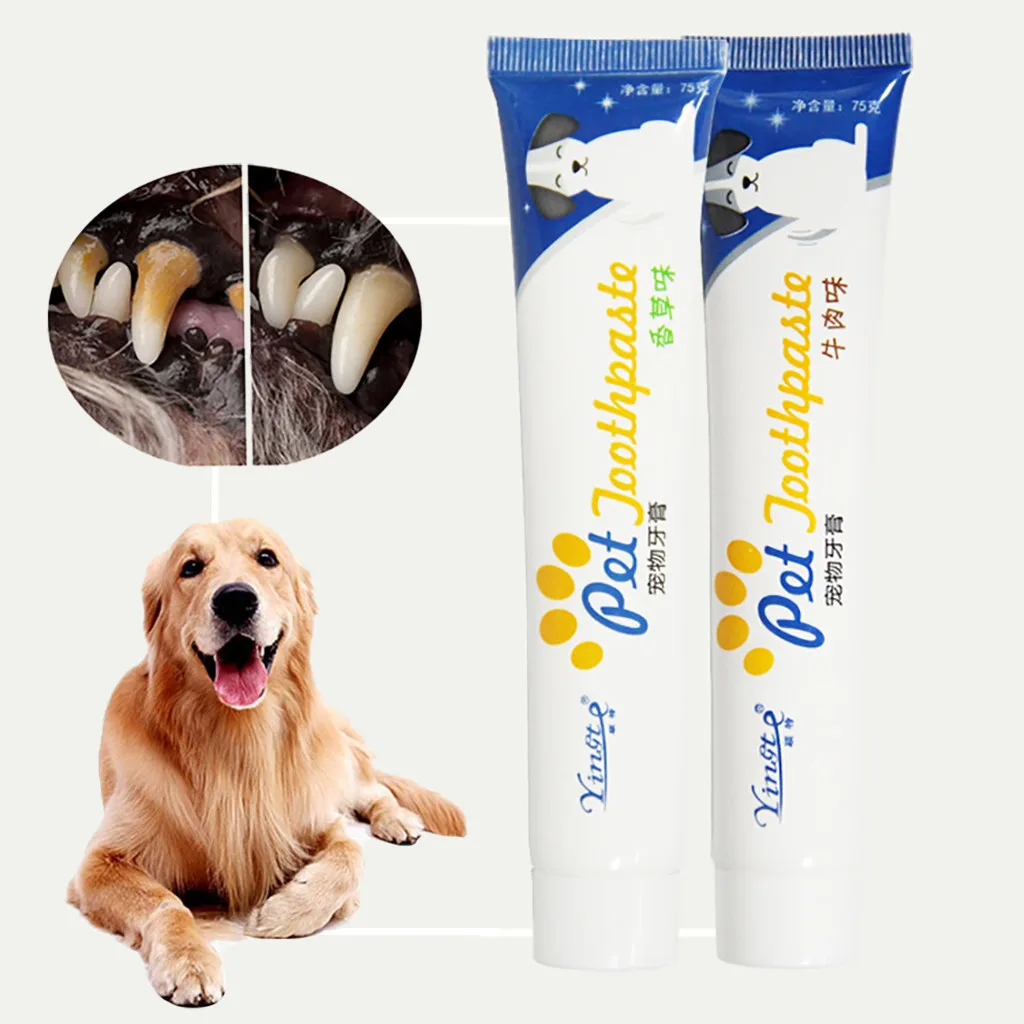 

Новая ферментная зубная паста для домашних животных для собак помогает уменьшить зубной камень и зубной налет накопления товары для собак