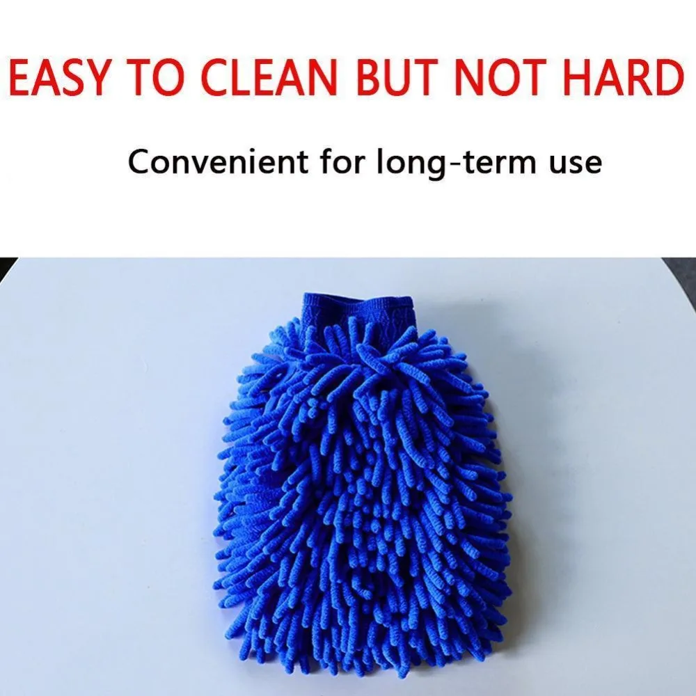 

10pcs Microfiber Car Wash Glove Mitt Soft Mesh backing no scratch for Car Wash and Cleaning Cleaning Brush Motorcycle Washer