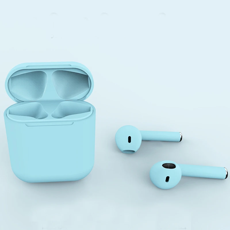 Мятный Macaron inPods 12 TWS Bluetooth 5,0 беспроводные стерео бас наушники Близнецы спортивные наушники яркие цвета inPods12 для iPhone - Цвет: Мятный