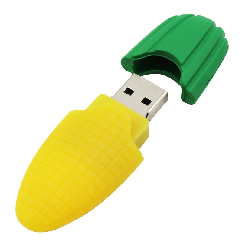 TEXT ME мультфильм еда кукурузная модель usb флэш-накопитель 2 0 4 ГБ 8 16 32 64 креативный