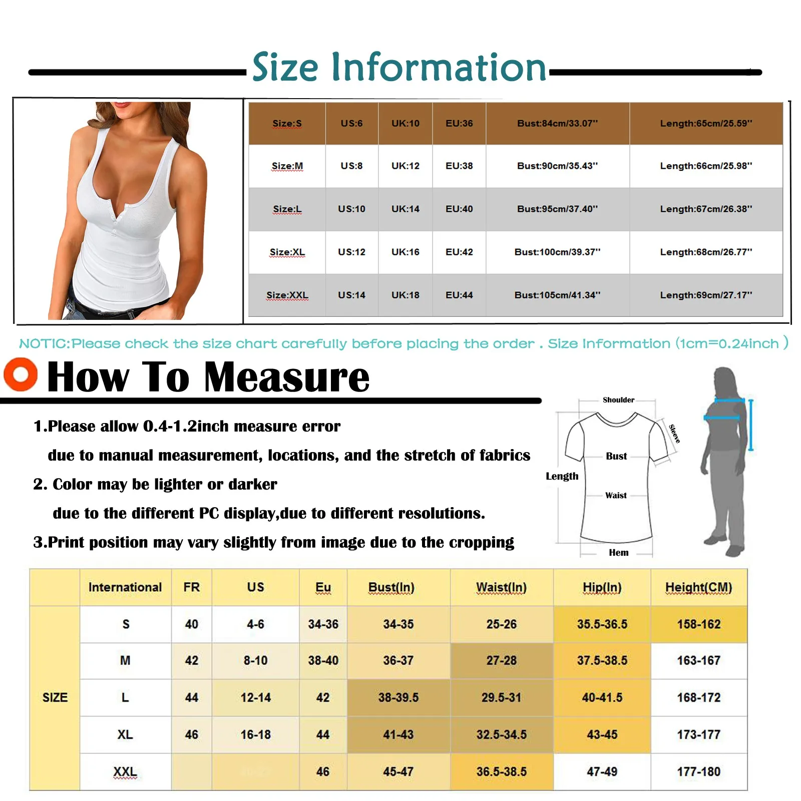 

Harajuku T-shirts Women Basic Sexy Summer Sleeveless Shirts Button Down Camis Tank Tops Tshirt Women 2021 Camisetas Mujer
