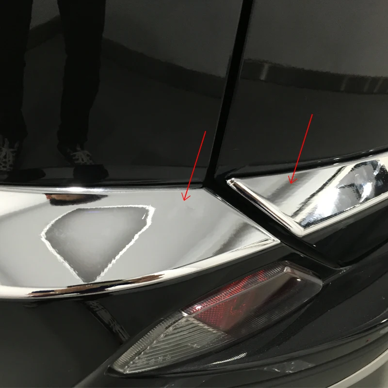 Лояльность для Toyota RAV4 2016 2017 задняя крышка ворота и бампер угловая накладка из