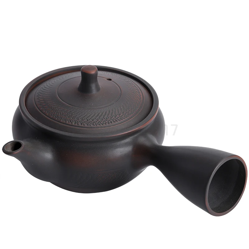 

Purple Pottery Side Handle Pot Hand-Blind Ceramic Kung Fu Teapot Single Teapot Pu'er Tea Making Device Tea Sets Chinese Tea Pot