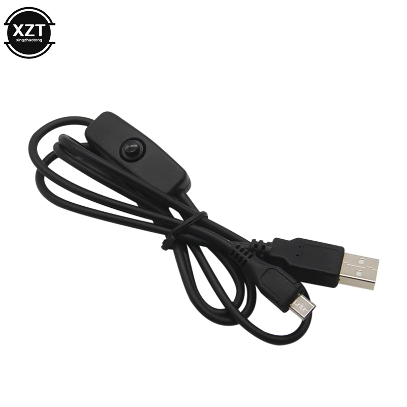 USB-кабель с выключателем зарядное устройство Micro USB Type-C источник питания 5 в 3 а/2 А