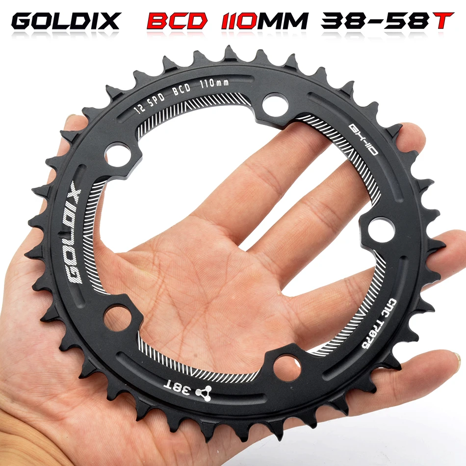 GOLDIX 110/5 BCD 110BCD гоночное колесо узкая цепь листья 38T 58T велосипедная для