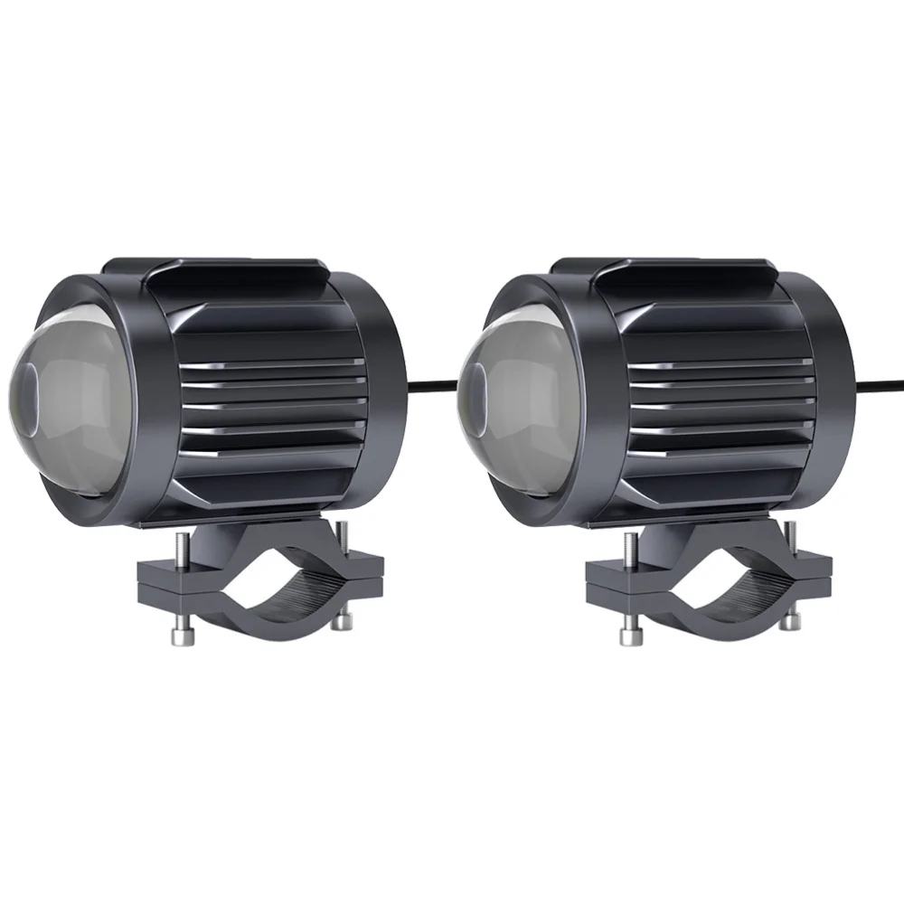 

1 Pair Automobile LED Working Lamp Multi-purpose Car Refitting Lamp (Black)