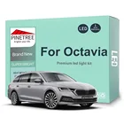 Комплект светодиодных ламп для салона Skoda Octavia 1 2 3 MK1 MK2 MK3 седан Combi 1996-2017 светодиодный ные лампы для чтения купольная карта Canbus