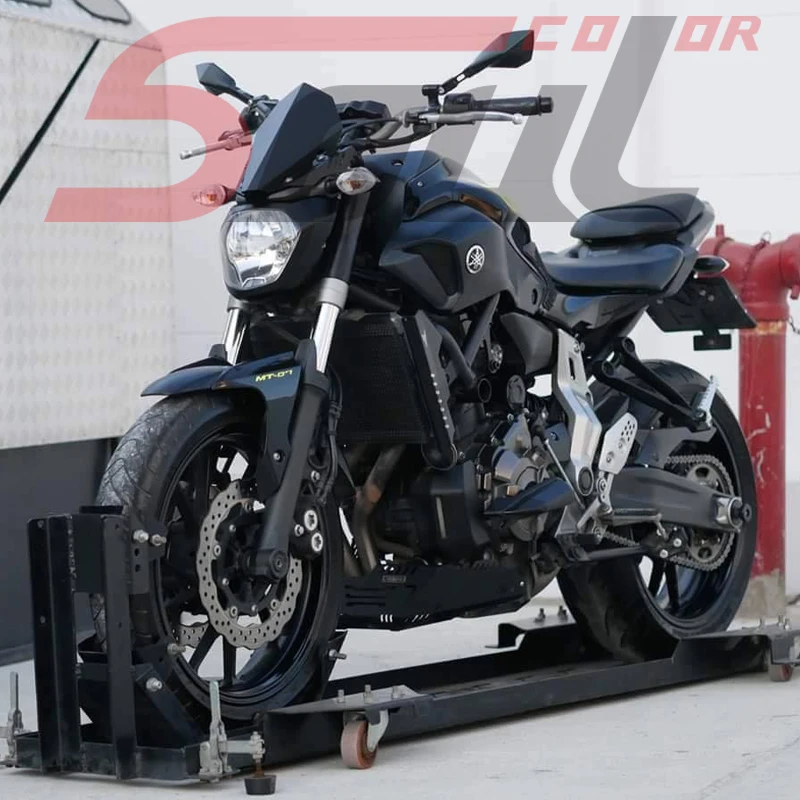 Мотоцикл Алюминиевый сплав спортивный козырек ветрового стекла подходит для YAMAHA MT07 mt-07 18'-20'