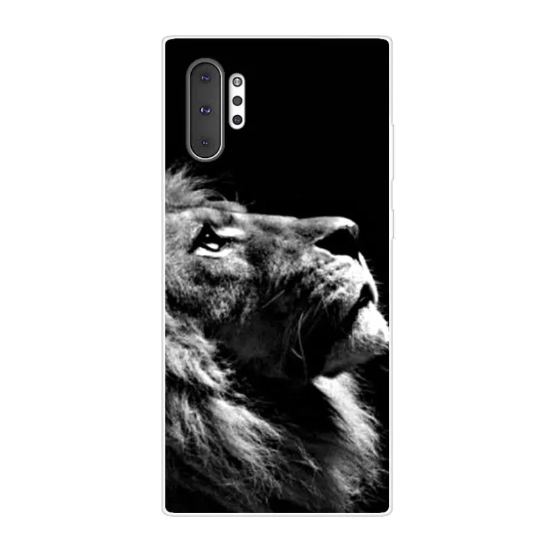 Для Galaxy Note 10 чехол samsung силиконовый ТПУ Мягкая задняя крышка для телефона Plus Note10