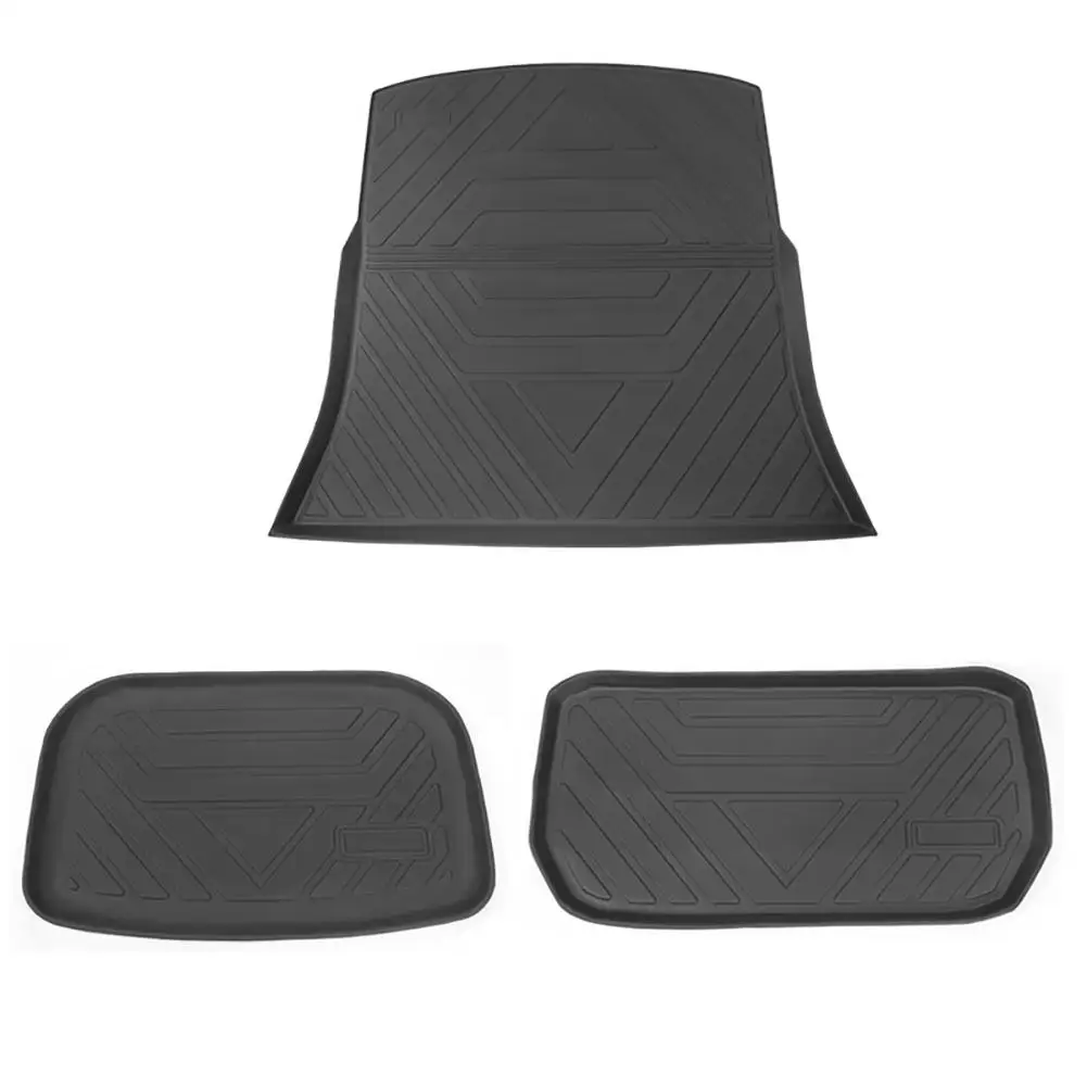 

Trunk Mat Storage Box Mat TPE Rubber Feet Pad Cargo Tray Protective Pad for Tesla Model Y In-car Modification Accessories