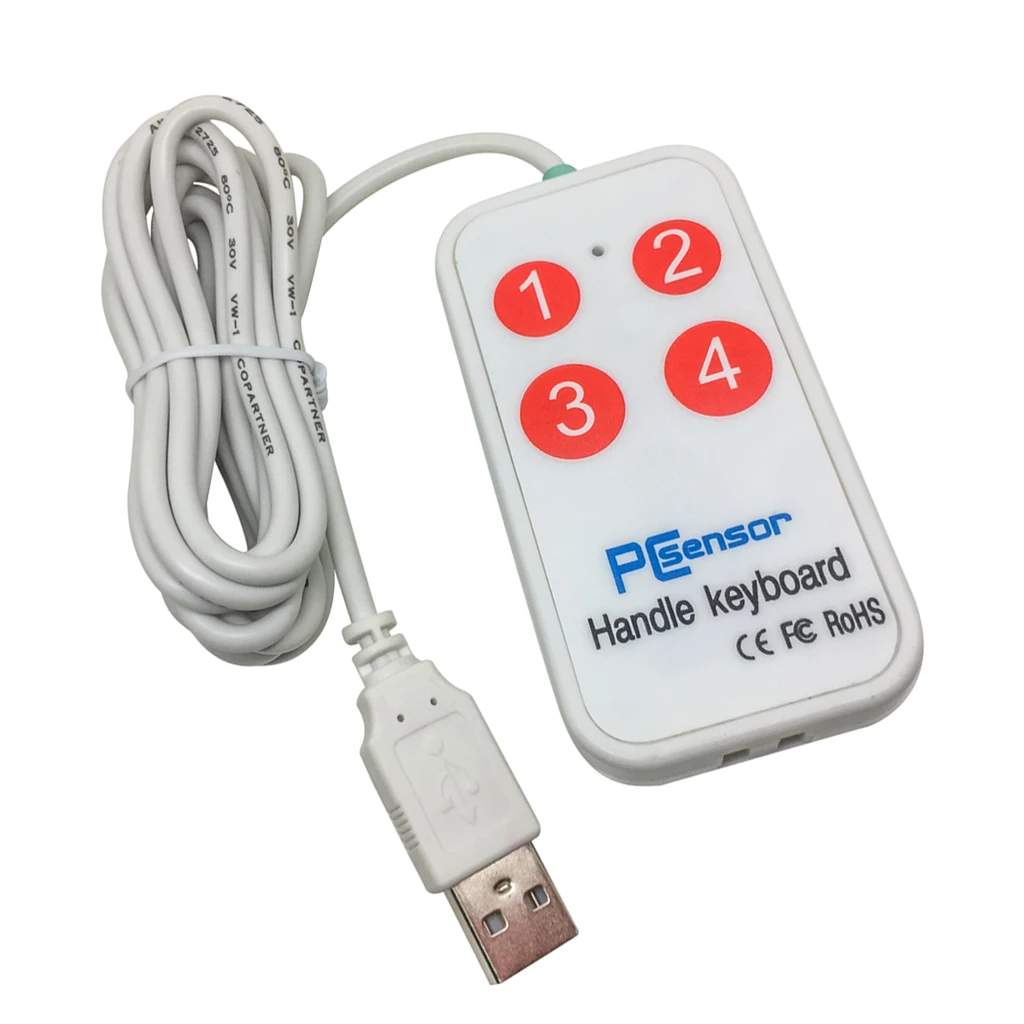 USB портативная клавиатура 4 кнопки для рисования|Клавиатуры| |