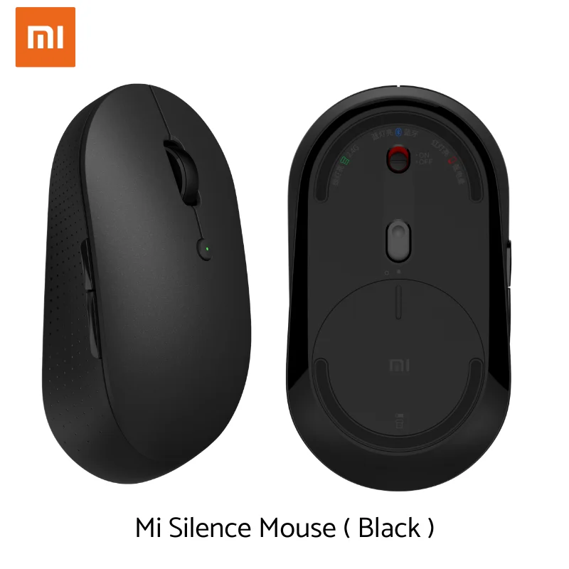 Беспроводная мышь Xiaomi Mi с двумя режимами Bluetooth 2 4 ГГц подключение 1300 точек/дюйм