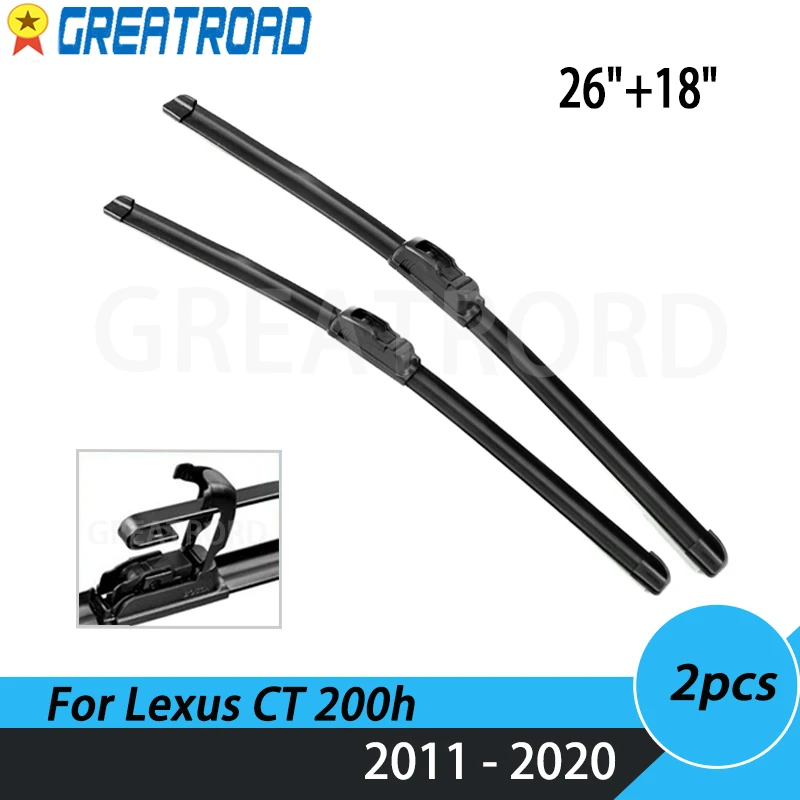 Щетки стеклоочистителя LHD для Lexus CT 200h CT200h 2011-2020 лобовое стекло переднее 26 + 18
