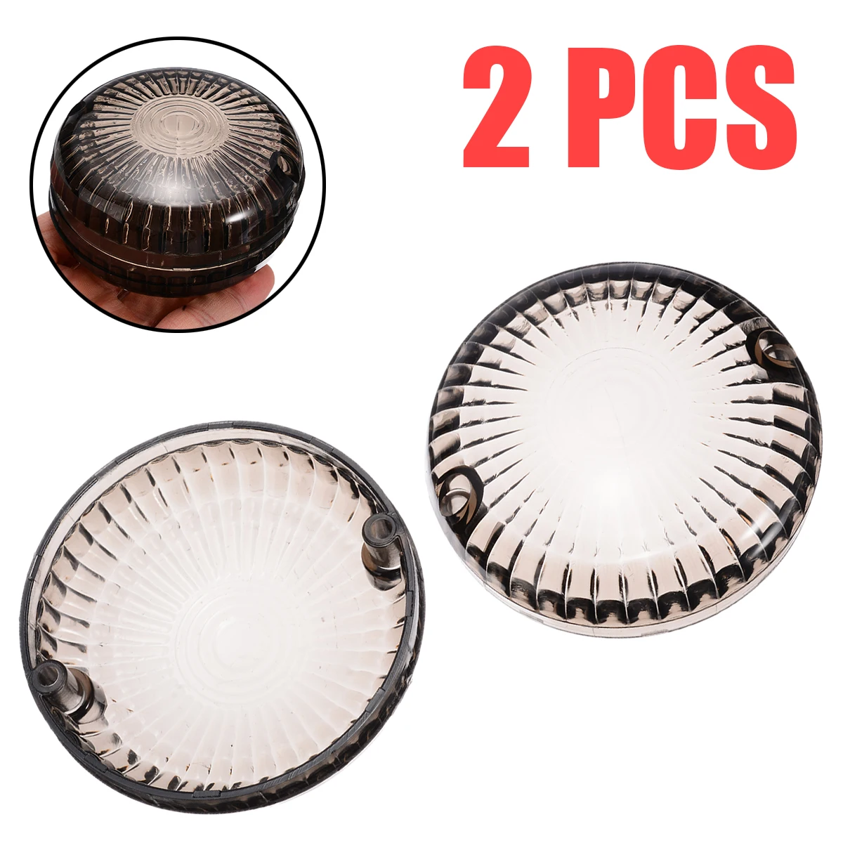 1 пара передняя/задняя подсветка индикатор поворота световая линза пластиковая