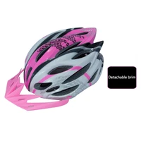 bicycle safety helmet integrally molded helmet unisex mountain biking ultralight detachable brim helmet