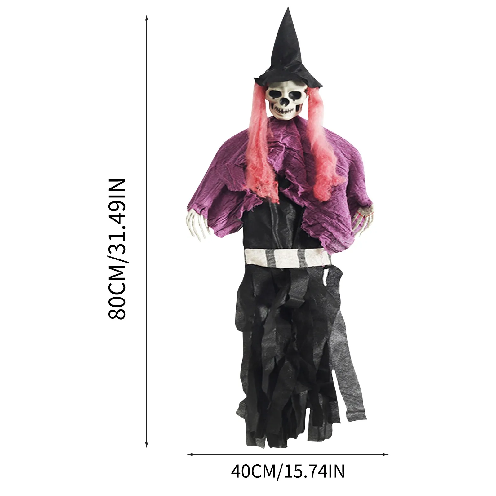 Реквизит для Хэллоуина в виде черепа страшный дом с привидениями подвесное