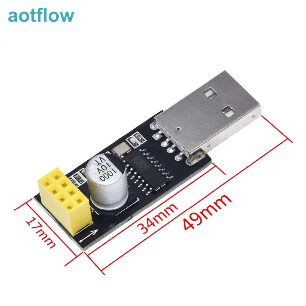 ESP01 ESP01s программатор адаптер UART GPIO ESP 01s ESP8266 CH340G USB к Серийный беспроводной Wifi