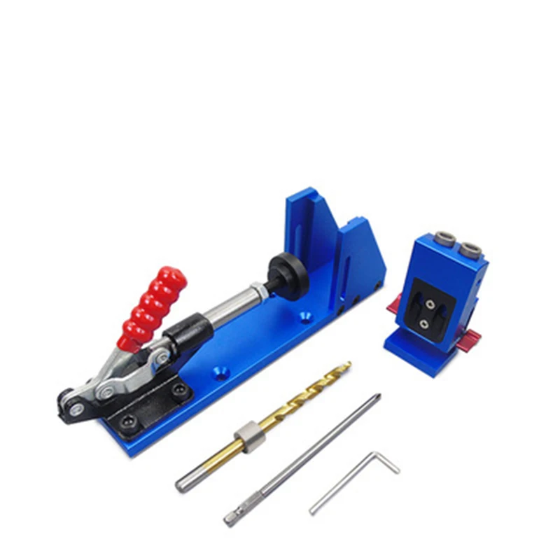 Карманный зажим для отверстий направляющая деревообработки набор ремонта