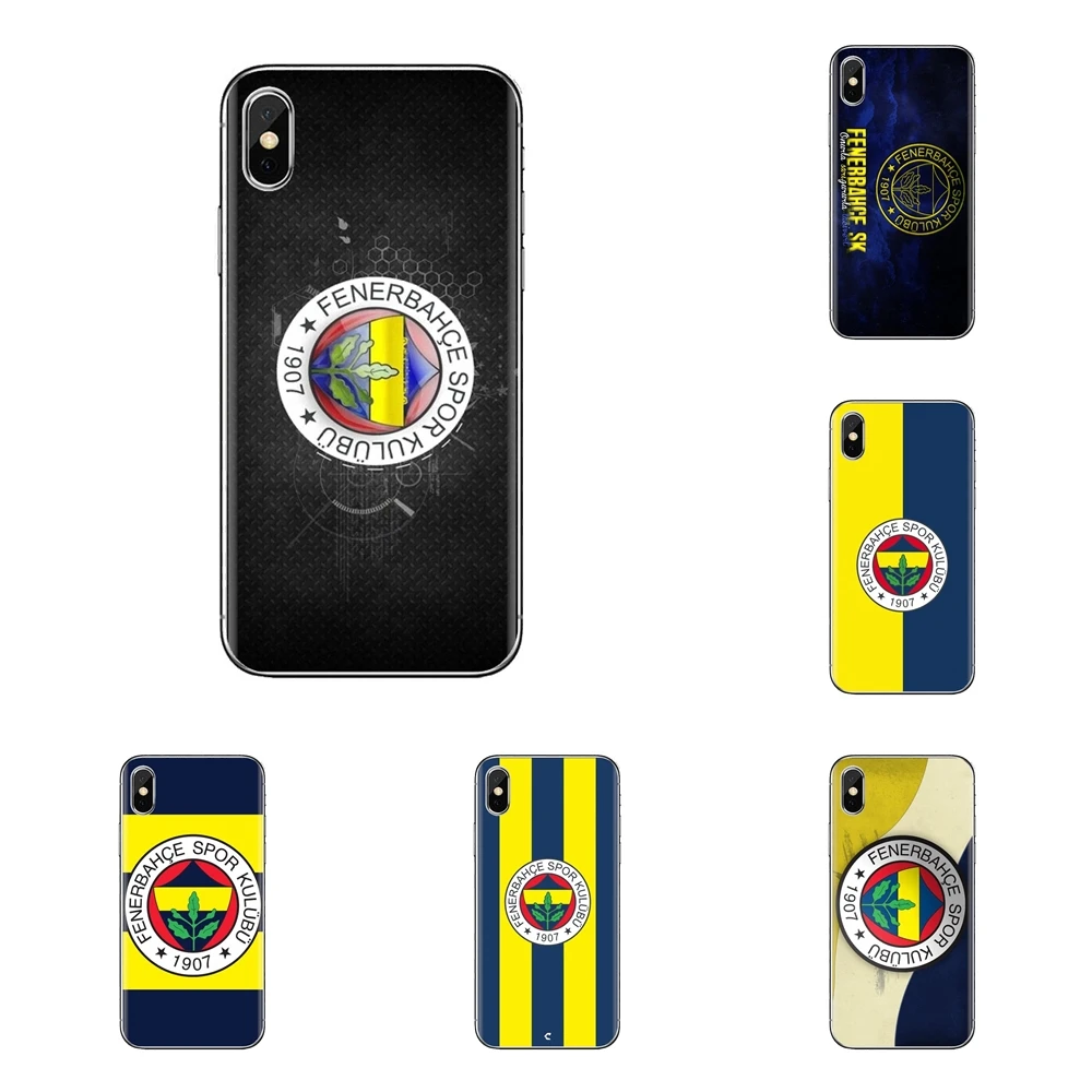 Fenerbahce футбольный клуб FC Логотип для samsung Galaxy S2 S3 S4 S5 MINI S6 S7 edge S8 S9 Plus Note 2 3 4 5 8 Coque Fundas