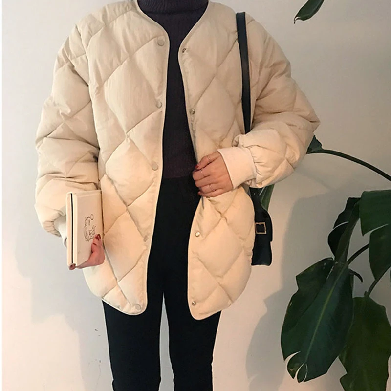 Осенне-зимняя женская куртка парка Mujer 2020 хлопок короткое Новое модное пальто