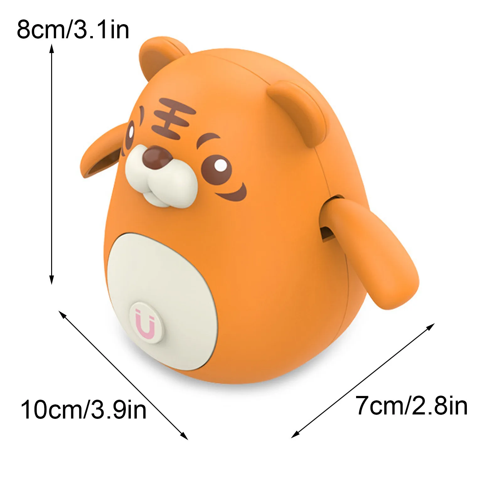 

6pcs Rocking Animal Magnetic Electric Walking Set Perfect Interactive Gift For Babies Electric Children's Educational Toys