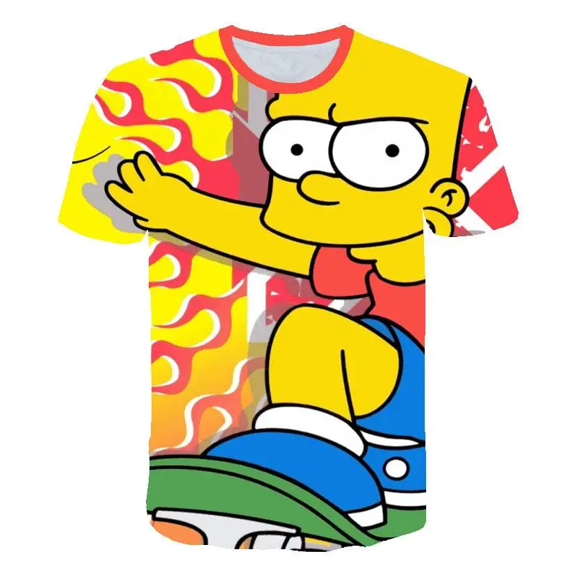 

New Men T-shirt Simp 3D Print Tshirt Casual Tops Fashion Men t shirts Funny Anime Streetwear Hip-hop Short Sleeve cartoon shirt