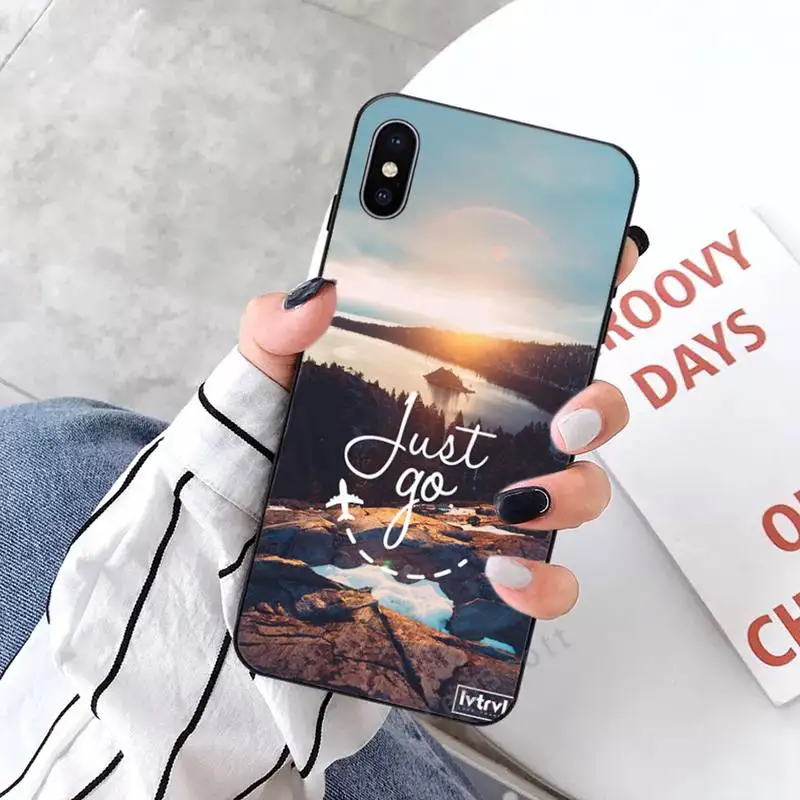 

Travel mountain road Phone Cases for iPhone 11 12 mini pro XS MAX 8 7 6 6S Plus X 5S SE 2020 XR