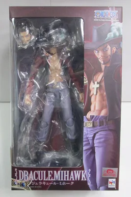 

18cm Anime Piece Modle Dracule Mihawk Hawk-eyes PVC Action Figure Collection Model Toy Hawkeye GK Hot Sale Free Shipping Figma