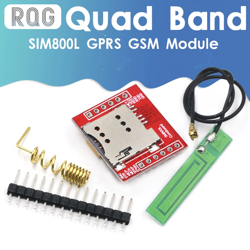 Мини маленький SIM800L GPRS GSM модуль карта MicroSIM Ядро Беспроводная плата
