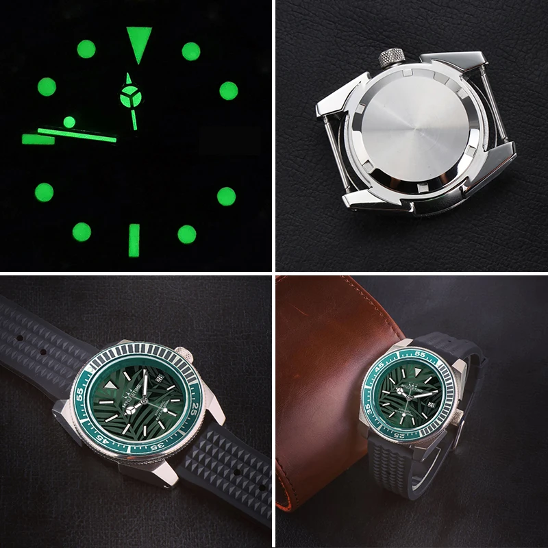 Мужские автоматические механические наручные часы NH35 Move Men t reloj mecanico Samurai чехол с