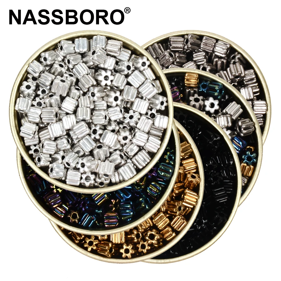 Бусины из чешского стекла в форме цветка 4 мм|Бусины| |