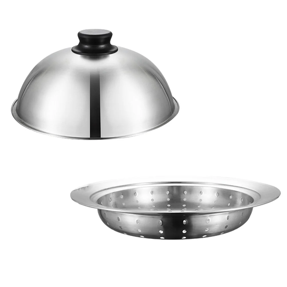 

1Pc Rustproof Kitchen Steamer Cookware Stainless Steel Food Steamer (Silver)
