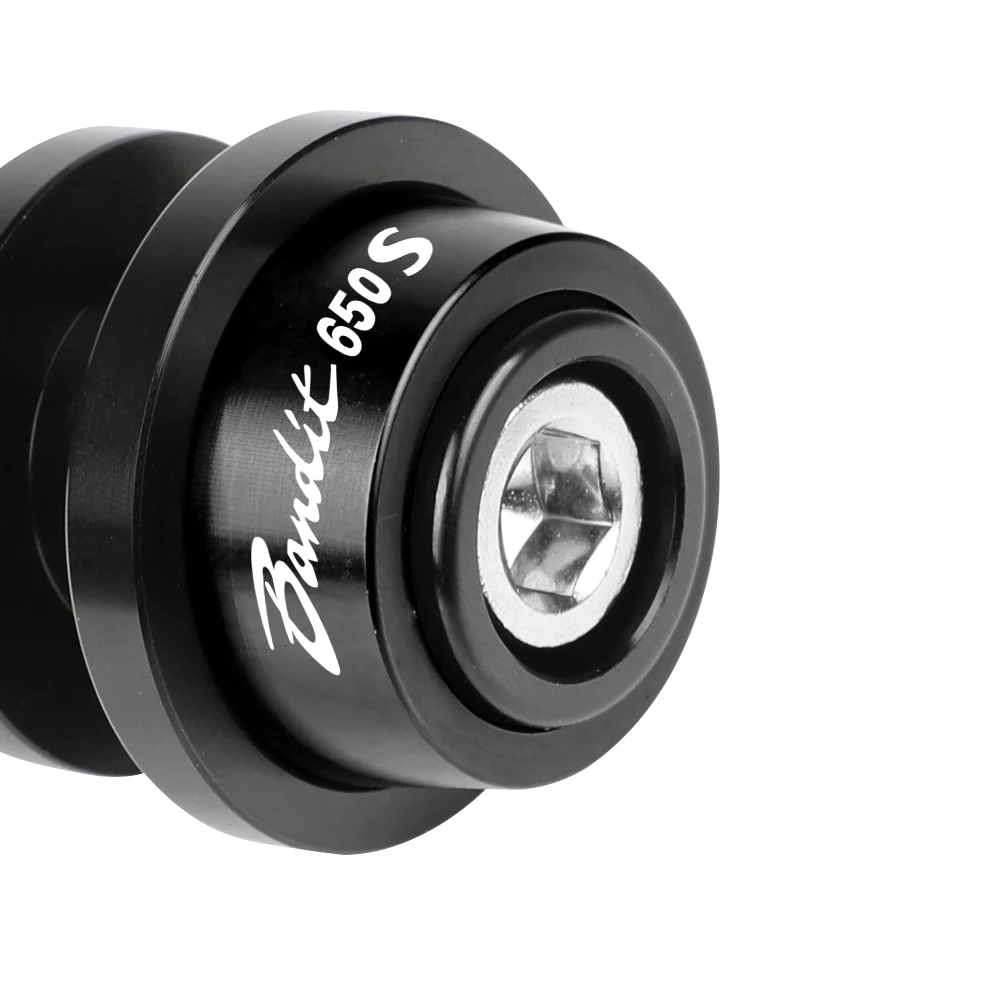 

BANDIT650S CNC Aluminum Motorcycle Frame Stands 8MM Screws sliders Swingarm Spools Slider FOR SUZUKI BANDIT 650S 2015