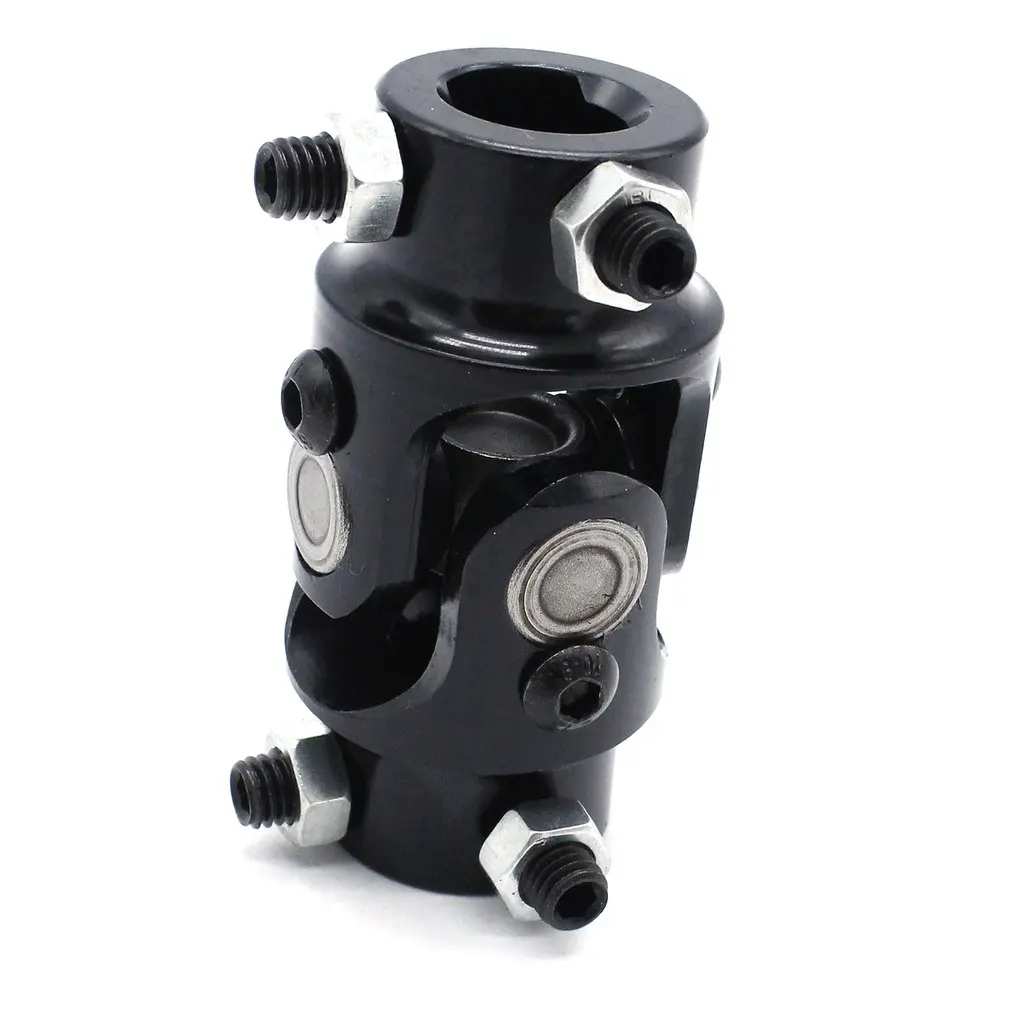

SI-AT45018 3/4" DD X 3/4" DD Black Powder Coated Universal Steering Shaft U Joint Coupler Car Accessories