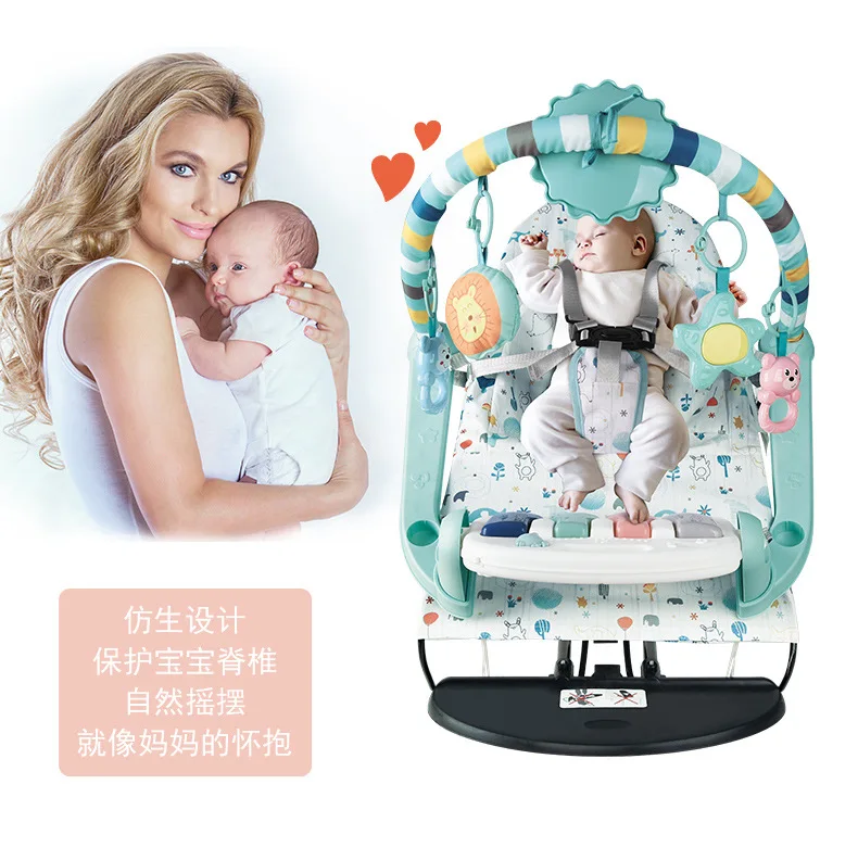 Chaise A Bascule Pour Bebe Tapis De Gymnastique Pour Piano Education De La Petite Enfance Son Et Lumiere Enfants Nouveau Nes De 0 A 18 Mois Chaise A Bascule Pour Bebe Tapis De Gymnastique Pour Piano Education De La Petite Enfance Son Et Lumiere Enfants Nouveau Nes De 0 A 18 Mois
