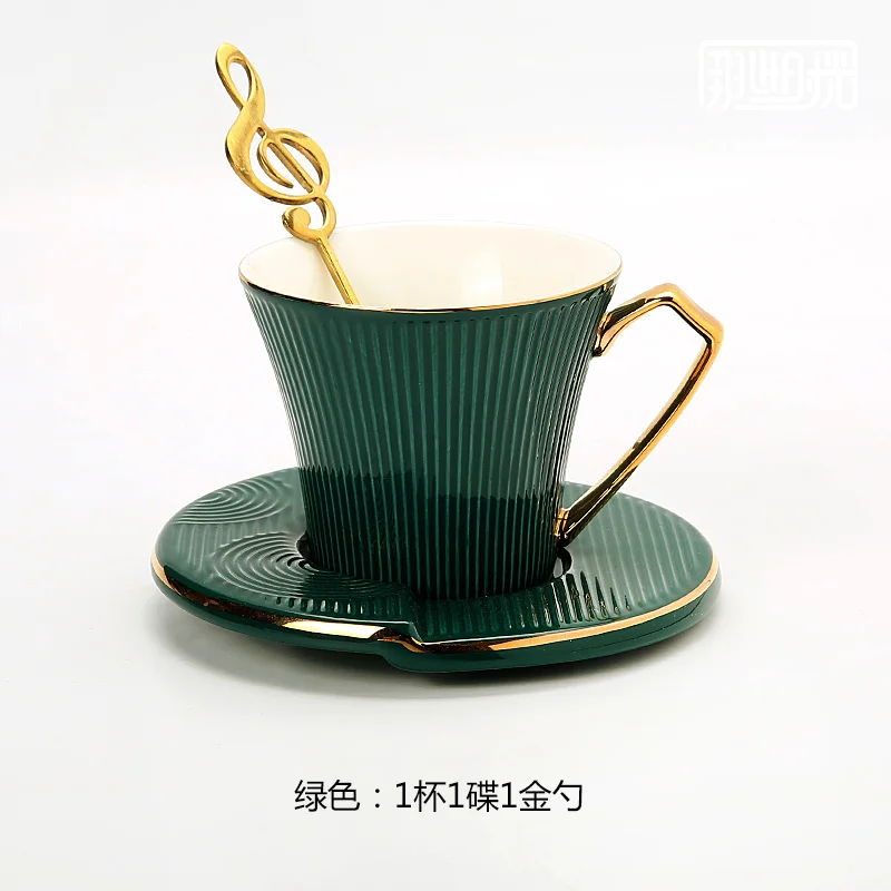 

Nordic Creativity Ceramic Coffee Cup Saucer Set Luxury Minimalist Modern Design Art Coffee Mug High Quality Caneca Mugs BC50BD