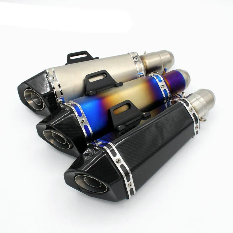Мотоцикл 51 мм Модифицированная выхлопная труба глушитель универсальная для Yamaha