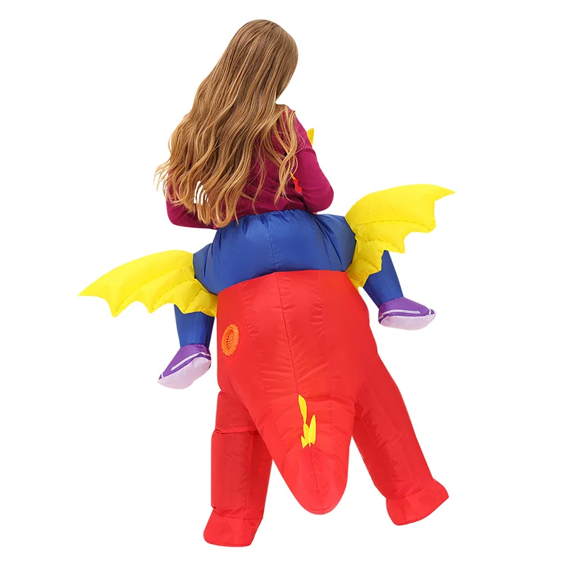 2020 надувной костюм динозавра для верховой езды креативный реквизит косплея на