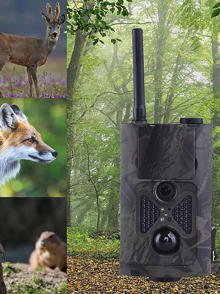 

3G Cellular Hunting Cameras HC550G Wireless Cameras SMS MMS SMTP 16MP 0.5s Trigger Time HD Night Vision IP56 Waterproof Trail