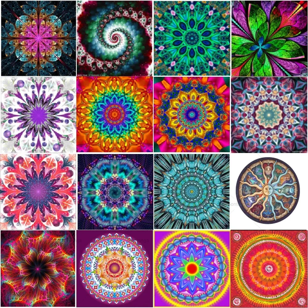

Sontonga 5D Diamond Painting Full Diamond Mandala Round Diamond Embroidery Mosaic Home Decoration Pattern Diy Handmade New Year