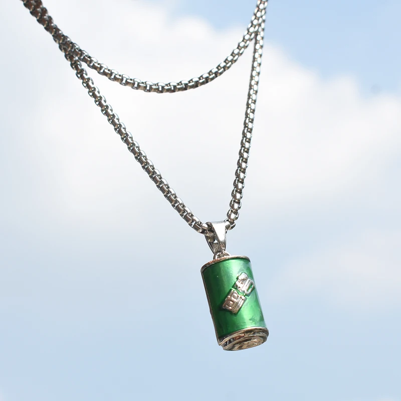 Освежающее ожерелье sprite для мужчин и женщин крутая красивая подвеска в стиле