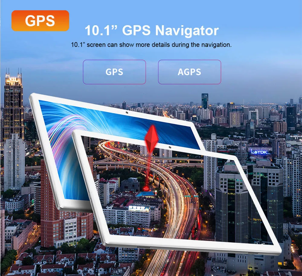 

Free Shipping Tempered 2.5D Glass 10.1 inch Tablet PC Dual SIM 4G LTE Android Deca-Core 13MP Bluetooth WiFi GPS +Gifts