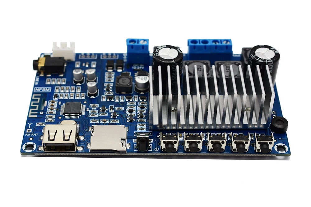 Lusya TPA3116D2 Bluetooth 5,0 Плата усилителя приема 50 Вт* 2 fm-радио USB декодирование WMA MP3 F5-001