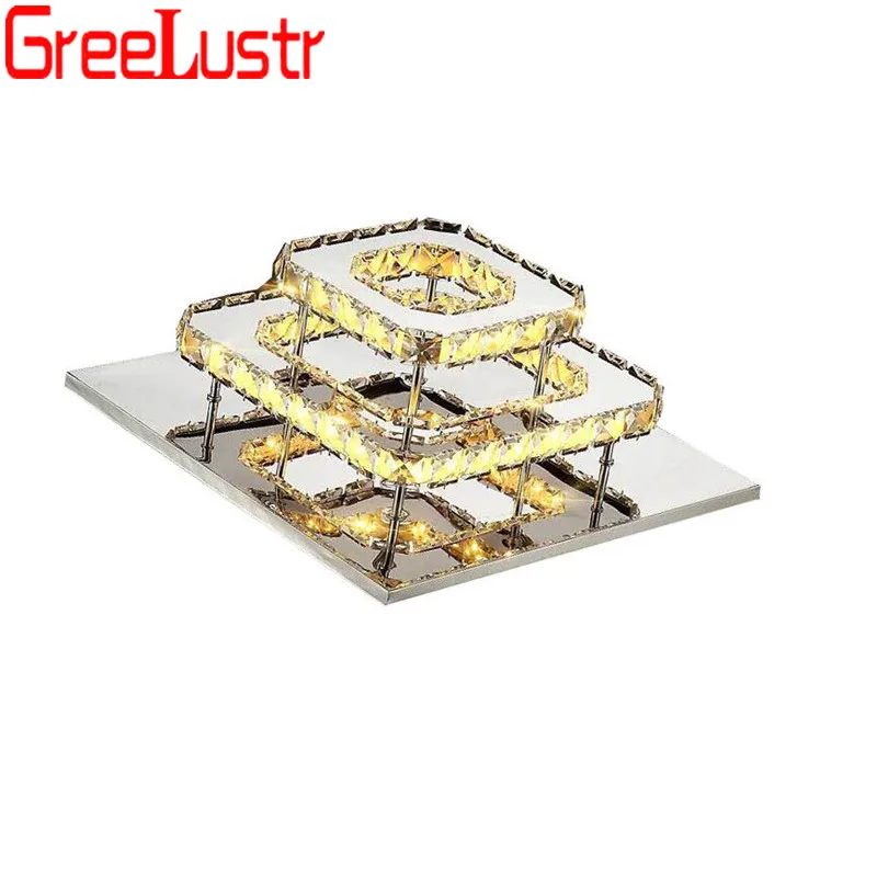

Modern Surface Mounted Led Ceiling Light Fixtures Mirror Chrome Lustre For Living Room bathroomlight Indoor LED Ceiling Lamp